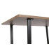 Mesa comedor MDF hierro 160X90X75 4CM