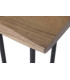 MESA COMEDOR ACACIA METAL 140X90,5X76 MARRON